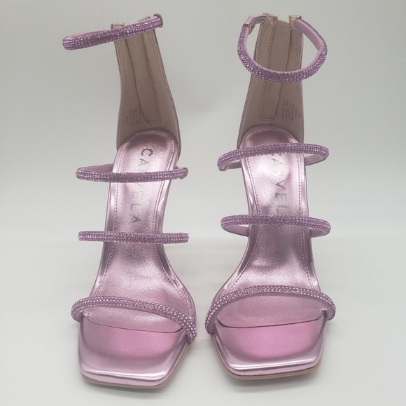 1876- Carvela Caged Ankle Heels Sandals Made In Brazil NWT - Picture 4 of 8